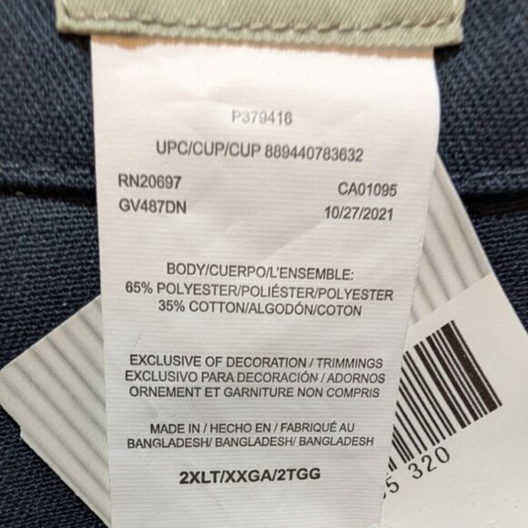 Dickies Coverall Long Sleeve Navy Workwear Utility Uniform Men's 2XL Tall XXLT - Picture 6 of 10